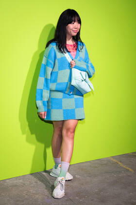 International Woolmark Prize 2022 London, UK. Susanna Lau (aka Susie Bubble) at the Photocall at the International Woolmark Prize 2022 FINAL in London on 26th April 2022. LMK405-S260422LSAN-001
