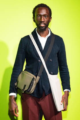 International Woolmark Prize 2022 London, UK. Wilson Oryema at the Photocall at the International Woolmark Prize 2022 FINAL in London on 26th April 2022. LMK405-S260422LSAN-001 