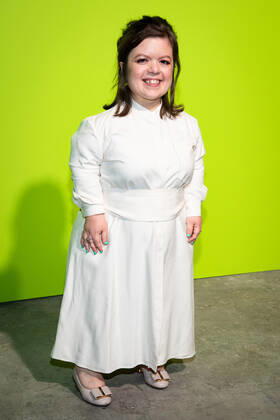 International Woolmark Prize 2022 London, UK. Sinead Burke at the Photocall at the International Woolmark Prize 2022 FINAL in London on 26th April 2022. LMK405-S260422LSAN-001