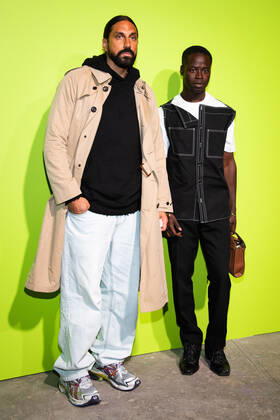 International Woolmark Prize 2022 London, UK. Ben Gorham and Ib Kamara at the Photocall at the International Woolmark Prize 2022 FINAL in London on 26th April 2022. LMK405-S260422LSAN-001 