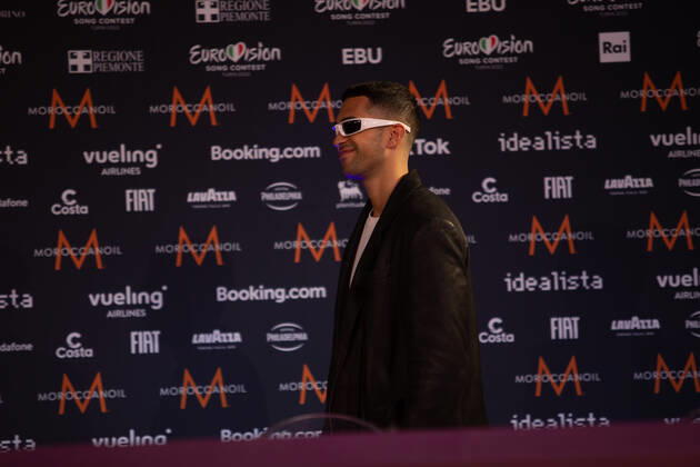 Mahmood Brividi Italy during the Eurovision Song Contest 2022, artists press conference, on 05 May 2022, at Pala Alpitour in Turin, Italy Photo Nderim KACELI Copyright: xNderimxKacelix xipa-agency.netx xx 0