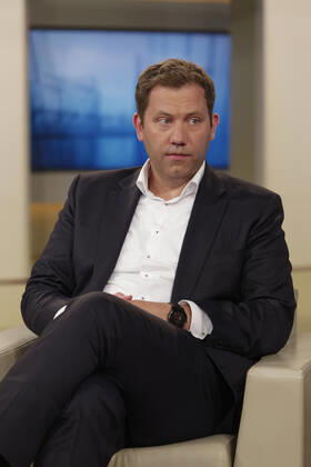 Lars Klingbeil at Anne Will 2022 05 15, Germany, Berlin Lars Klingbeil SPD , party leader, as a guest at Anne Will in the First German Television Topic of the Politiktalk Runde in the ARD After the election in NRW
