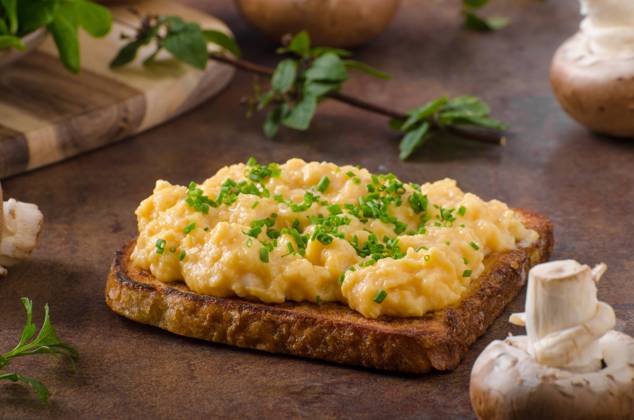 Scrambled eggs French toast with fresh mushrooms, fresh herbs , 22973284.jpg, scrambled, eggs, toast, breakfast, egg, bread, food, meal, fried, healthy, dish, fresh, closeup, yellow, bacon, plate, delicious, morning, lunch, herbs, background, white, gourmet, cuisine, cooked, fork, tofu, pan, green, parsley, nobody, horizontal, salad, nutrition, dinner, brunch, tomato, omelet, microgreens, sausage, juice, bio, organic, rustic, styled, mushrooms, herbs, wood, salad, microgreens,