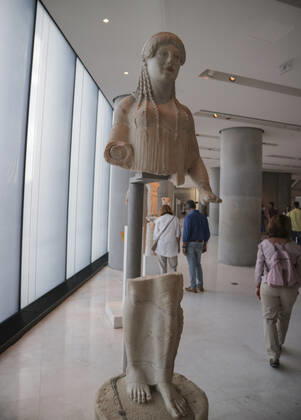 Tourists and locals visit the Acropolis Museum in Athens during International Museum Day Tourists and locals visit the Acropolis Museum in Athens and enjoy free entrance as part of the celebrations on International Museum Day. Athens Greece Copyright: DimitrisxAspiotis