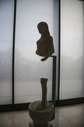 Tourists and locals visit the Acropolis Museum in Athens during International Museum Day Tourists and locals visit the Acropolis Museum in Athens and enjoy free entrance as part of the celebrations on International Museum Day. Athens Greece Copyright: DimitrisxAspiotis