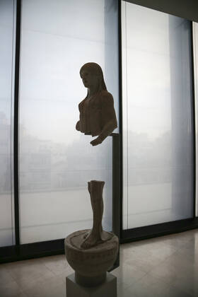 Tourists and locals visit the Acropolis Museum in Athens during International Museum Day Tourists and locals visit the Acropolis Museum in Athens and enjoy free entrance as part of the celebrations on International Museum Day. Athens Greece Copyright: DimitrisxAspiotis