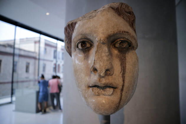 Tourists and locals visit the Acropolis Museum in Athens during International Museum Day Tourists and locals visit the Acropolis Museum in Athens and enjoy free entrance as part of the celebrations on International Museum Day. Athens Greece Copyright: DimitrisxAspiotis