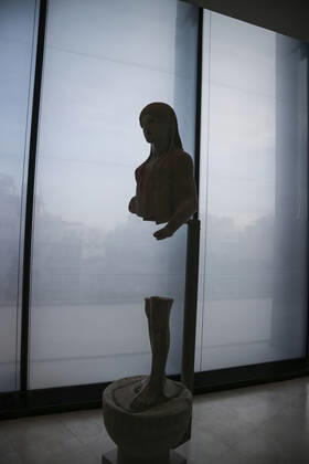 Tourists and locals visit the Acropolis Museum in Athens during International Museum Day Tourists and locals visit the Acropolis Museum in Athens and enjoy free entrance as part of the celebrations on International Museum Day. Athens Greece Copyright: DimitrisxAspiotis