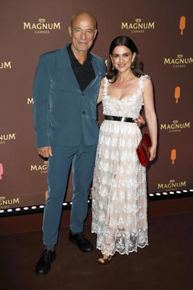 Heiner Lauterbach with wife Viktoria Lauterbach at the Magnum Party during the Festival de Cannes 2022 75 Cannes International Film Festival at the Magnum Beach Lounge Cannes, 19 05 2022. Foto:xS.xTschirnerx xFuturexImage