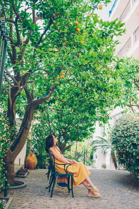Woman in yellow dress in lemon garden of Sorrento at summer, model released, , 30716092.jpg, sorrento, lemon, woman, vacation, garden, relax, italian, enjoy, smell, amalfi, farm, italy, agriculture, amalfitana, branch, bright, bunch, citrus, closeup, crop, cultivated, culture, day, foliage, food, fresh, freshness, fruit, gardening, green, growing, growth, hanging, harvest, healthy, horticulture, juicy, leaf, lemons, mediterranean, nature, orchard, organic, plant, ripe, tranquil, tree, trees, vitamin, yellow,