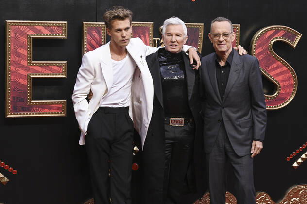 Austin Butler, Baz Luhrmann and Tom Hanks at the premiere of the motion picture Elvis at BFI Southbank London, 31 05 2022 Foto:xS.xVasx xFuturexImage