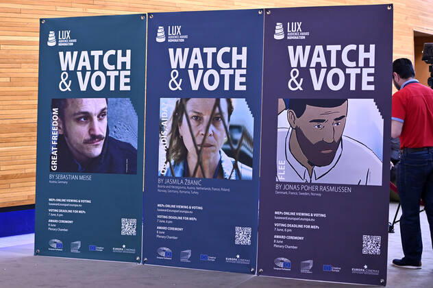 Presentation of the Lux Audience Award 2022 in the Plenary Hall of the European Parliament Strasbourg, 08 06 2022 Foto:xD.xAnoraganingrumx xFuturexImage