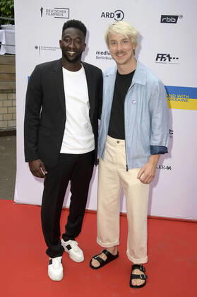 Farba Dieng and Albrecht Schuch at the nominees evening for the German Film Award 2022 at BITE by Ritter Richard Berlin, 11 06 2022 Foto:xF.xKernx xFuturexImage