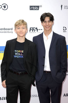 Loris Sichrovsky and Leonard Conrads at the nominees evening for the German Film Award 2022 at BITE by Ritter Richard Berlin, 11 06 2022 Foto:xF.xKernx xFuturexImage