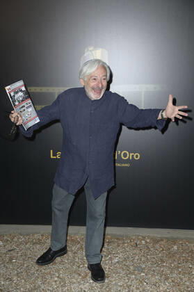 June 14, 2022, Rome, Italy: Leo Gullotta attends the red carpet of La pellicola d oro 2022 event at Casa del Cinema. Rome Italy - ZUMAs197 20220614_zaa_s197_268 Copyright: xMarioxCartellix