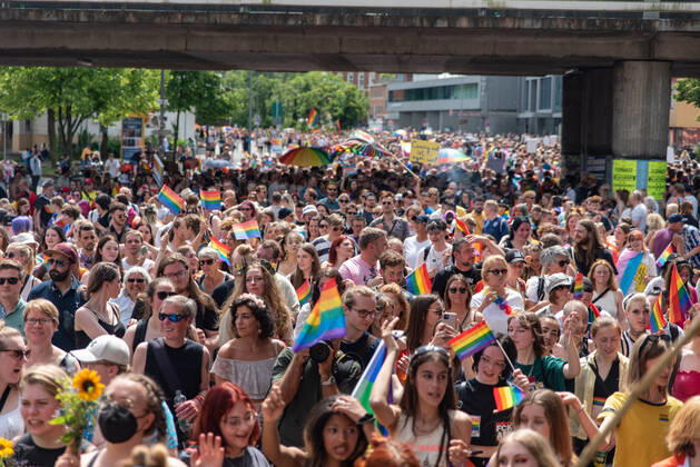 Oldenburg CSD Northwest in Oldenburg, 18 06 2022 Around 9,000 people demonstrated for sexual and gender diversity during Christopher Street Day in Oldenburg CSD Northwest in Oldenburg, 18 06 2022 Copyright: xFabianxSteffens Eibner-Pressefotx EP_FSS