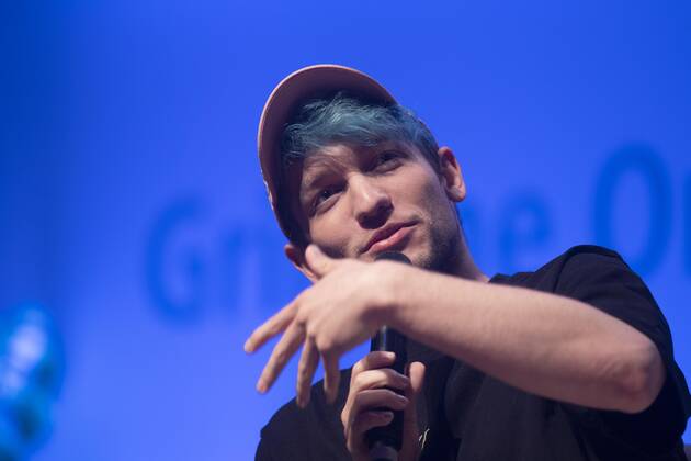 REZO, Youtuber, Musician, Red Carpet, Red Carpet Show, Grimme Online Awards 2022 ceremony on 23 06 2022 at Flora Koeln,