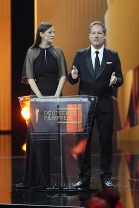 German Film Award 2022 Alexandra Maria Lara and Florian Gallenberger at the Lola German Film Award 2022 ceremony at the Palais am Funkturm in Berlin 24 06 2022 Copyright: xEventpressx