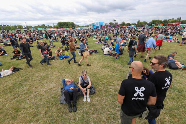 Illustration picture shows festival goers at the 20th edition of the TW Classic music festival in Werchter, Saturday 25 June 2022.  VIRGINIExLEFOUR 36634391