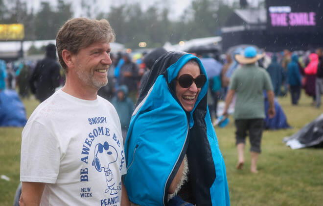 Illustration picture shows festival goers at the 20th edition of the TW Classic music festival in Werchter, Saturday 25 June 2022.  VIRGINIExLEFOUR 36634407