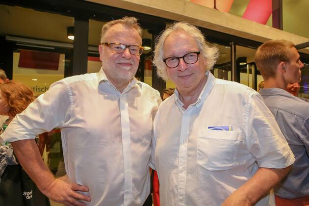 30 06 2022, Grafenegg Lower Austria, Austrian Film Award 2022, award gala d Academy of Austrian Film in the picture Stefan Ruzowitzky, Danny Krausz Dor Film, Austrian Film Award 2022.