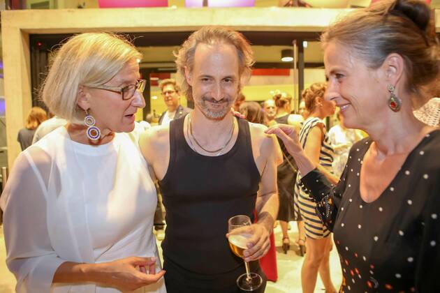 30 06 2022, Grafenegg Lower Austria, Austrian Film Award 2022, award gala d Academy of Austrian Film in the picture Michael Ostrowski, Governor Johanna Mikl Leitner, Mercedes Echerer, Austrian Film Award 2022.