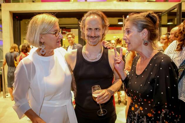 30 06 2022, Grafenegg Lower Austria, Austrian Film Award 2022, award gala d Academy of Austrian Film in the picture Michael Ostrowski, Governor Johanna Mikl Leitner, Mercedes Echerer, Austrian Film Award 2022.