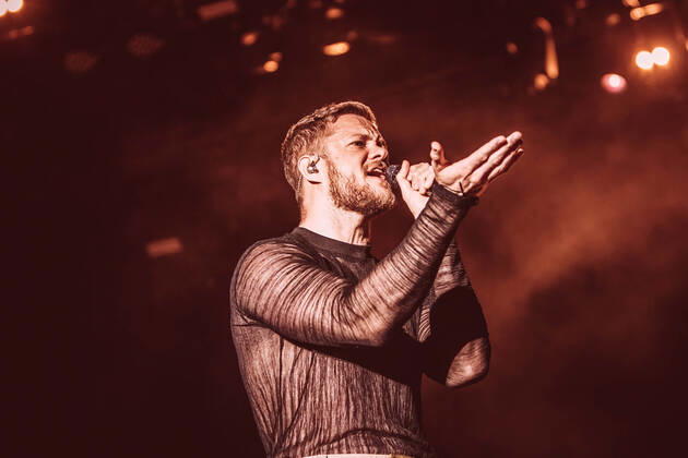 July 7, 2022, Madrid, Spain: Dan Reynolds of Imagine Dragons performs on stage at MadCool in Ifema, Madrid. Madrid Spain - ZUMAs197 20220707_zaa_s197_374 Copyright: xValeriaxMagrix