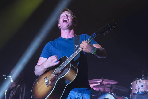 July 8, 2022, Great Tew, Oxfordshire, United Kingdom: English singer, songwriter, musician, and former reconnaissance officer in the lifeguards regiment of the British Army, James Hillier Blunt, professionally known as James Blunt, performs live on stage at Cornbury Festival. Great Tew United Kingdom - ZUMAs197 20220708_zaa_s197_324 Copyright: xDawnxFletcher-Parkx