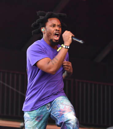 July 10, 2022, Quebec City, Quebec, Canada: Denzel Curry performs during Day 5 of the Festival D ete De Quebec 2022 on the Plains of Abraham on July 10, 2022 in Quebec City, Quebec. Quebec City Canada - ZUMAs181 20220710_zea_s181_012 Copyright: xImagespacex