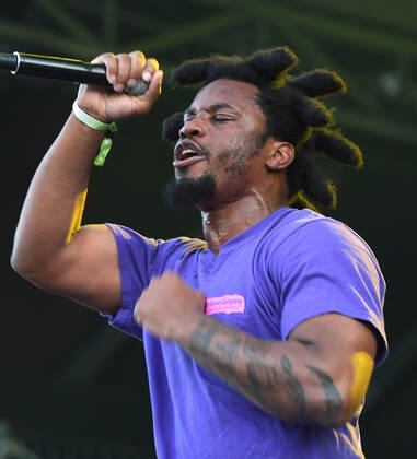July 10, 2022, Quebec City, Quebec, Canada: Denzel Curry performs during Day 5 of the Festival D ete De Quebec 2022 on the Plains of Abraham on July 10, 2022 in Quebec City, Quebec. Quebec City Canada - ZUMAs181 20220710_zea_s181_037 Copyright: xImagespacex