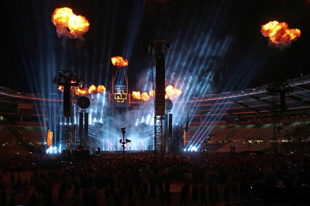 Six years after their last visit to Italy, and three years after the announcement of their return to our country with consequent postponements due to Covid, Rammstein finally went on stage last night, July 12, at the Stadio Olimpico Grande Turin  Copyright: xMatteoxChinellatox xipa-agency.nx xMatteoxChinellatox