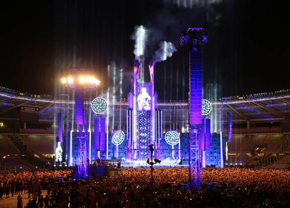Six years after their last visit to Italy, and three years after the announcement of their return to our country with consequent postponements due to Covid, Rammstein finally went on stage last night, July 12, at the Stadio Olimpico Grande Turin  Copyright: xMatteoxChinellatox xipa-agency.nx xMatteoxChinellatox