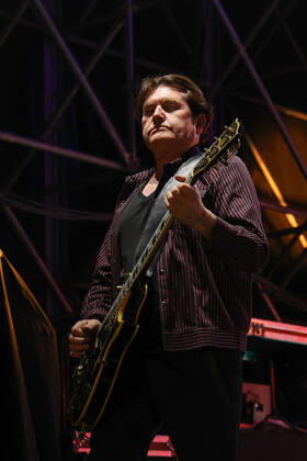 Charlie Burchill ,guitar during Simple Minds 40 Years of Hits, Music Concert in Pistoia, Italy, July 15 2022  Copyright: xAndreaxMartinix xipa-agency.netx xx 0