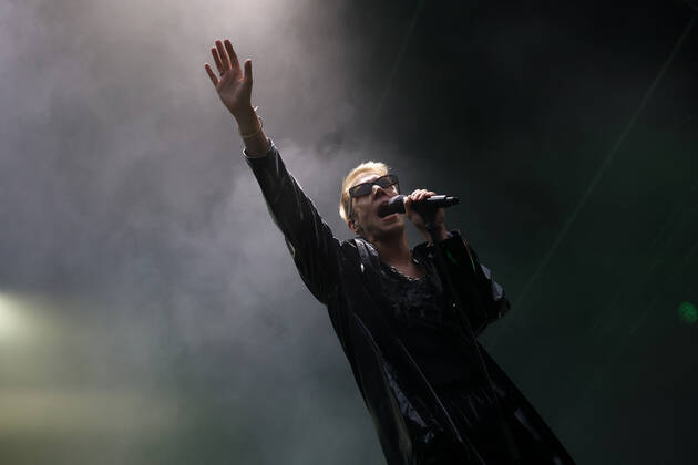 Belgian Singer Mustii (Thomas Mustin) performs on the first day of the Francofolies de Spa festival in Spa, Wednesday 20 July 2022. This year s edition of the festival is taking place from 20 to 23 July. VIRGINIExLEFOUR 37674547