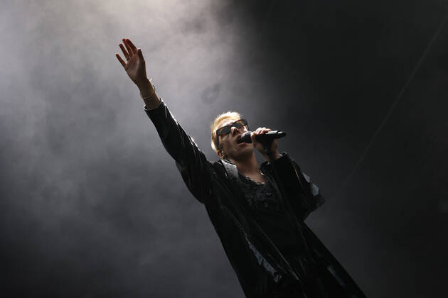 Belgian Singer Mustii (Thomas Mustin) performs on the first day of the Francofolies de Spa festival in Spa, Wednesday 20 July 2022. This year s edition of the festival is taking place from 20 to 23 July. VIRGINIExLEFOUR 37674552