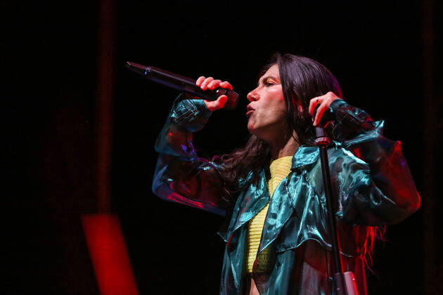 Elisa performs on stage at Aqualand - Vasto during Elisa del Back To The Future Live Tour , Italian singer Music Concert in Vasto, Italy, July 20 2022  Copyright: xDavidexDixLallax xipa-agency.netx xLivexMediax