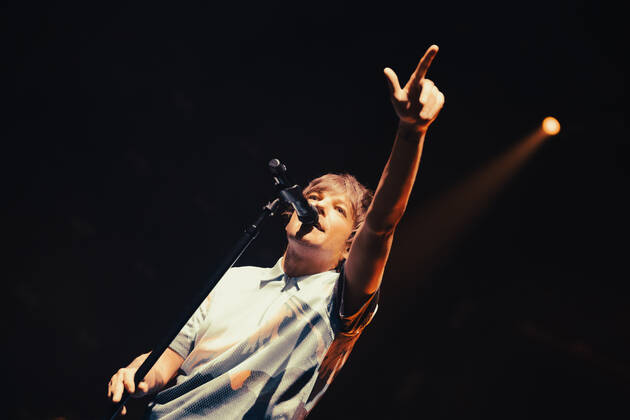 July 25, 2022: MELBOURNE AUSTRALIA - JULY 25: Louis Tomlinson performs at a sold out Margaret Court Arena on July 25, 2022 in Melbourne, Australia. - ZUMAp121 1013398867st Copyright: xChrisxPutnamx