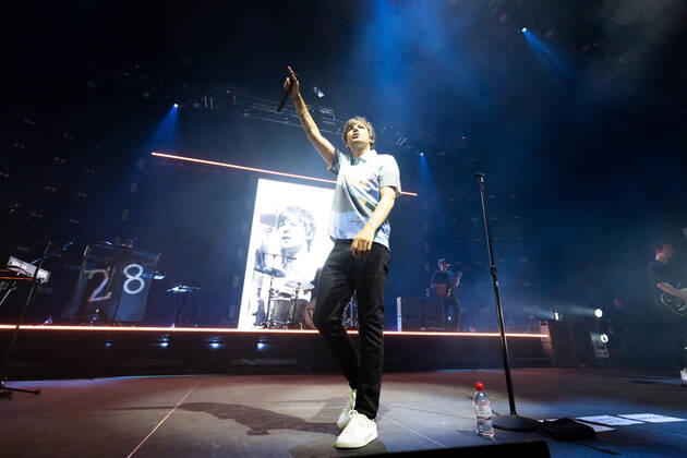 July 25, 2022: MELBOURNE AUSTRALIA - JULY 25: Louis Tomlinson performs at a sold out Margaret Court Arena on July 25, 2022 in Melbourne, Australia. - ZUMAp121 1013398914st Copyright: xChrisxPutnamx