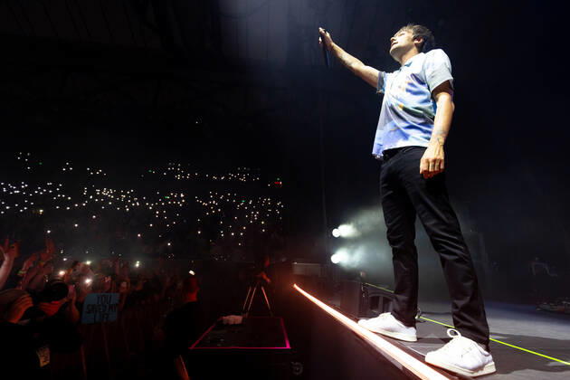 July 25, 2022: MELBOURNE AUSTRALIA - JULY 25: Louis Tomlinson performs at a sold out Margaret Court Arena on July 25, 2022 in Melbourne, Australia. - ZUMAp121 1013398997st Copyright: xChrisxPutnamx
