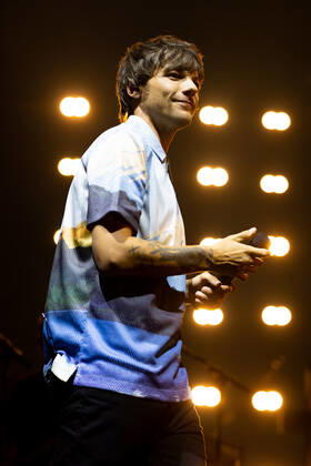July 25, 2022: MELBOURNE AUSTRALIA - JULY 25: Louis Tomlinson performs at a sold out Margaret Court Arena on July 25, 2022 in Melbourne, Australia. - ZUMAp121 1013398999st Copyright: xChrisxPutnamx