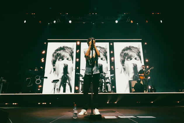July 25, 2022: MELBOURNE AUSTRALIA - JULY 25: Louis Tomlinson performs at a sold out Margaret Court Arena on July 25, 2022 in Melbourne, Australia. - ZUMAp121 1013399015st Copyright: xChrisxPutnamx