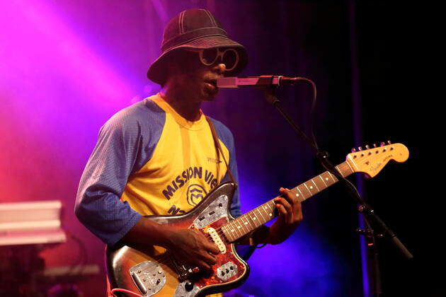 Curtis Harding at a concert at the Metropol in Berlin, 26 July 2022 Curtis Harding concert Berlin