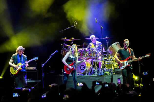 Concert of Steve Hackett, legendary guitarist of Genesis with Genesis revisited - Second out + More!Concert in Rome on 30.07.2022. Band: Steve Hackett - guitars, Roger King - keyboards Craig Blundell - drums, percussion and voice Rob Townsend - sax, flaute and percussion Jonas Reingold - bass and guitars Nad Sylvan - voice join the band Amanda Lehmann voice and guitars  Copyright: xClaudioxEnea SportReporterx xipax xLivexMediax