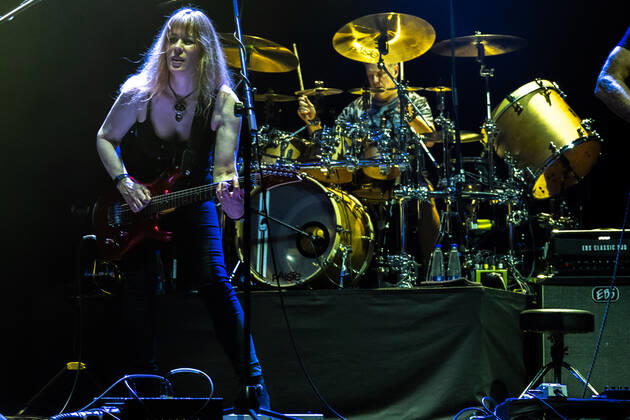 Concert of Steve Hackett, legendary guitarist of Genesis with Genesis revisited - Second out + More!Concert in Rome on 30.07.2022. Band: Steve Hackett - guitars, Roger King - keyboards Craig Blundell - drums, percussion and voice Rob Townsend - sax, flaute and percussion Jonas Reingold - bass and guitars Nad Sylvan - voice join the band Amanda Lehmann voice and guitars  Copyright: xClaudioxEnea SportReporterx xipax xLivexMediax