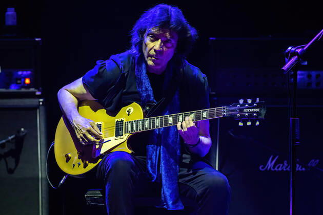 Concert of Steve Hackett, legendary guitarist of Genesis with Genesis revisited - Second out + More!Concert in Rome on 30.07.2022. Band: Steve Hackett - guitars, Roger King - keyboards Craig Blundell - drums, percussion and voice Rob Townsend - sax, flaute and percussion Jonas Reingold - bass and guitars Nad Sylvan - voice join the band Amanda Lehmann voice and guitars  Copyright: xClaudioxEnea SportReporterx xipax xLivexMediax