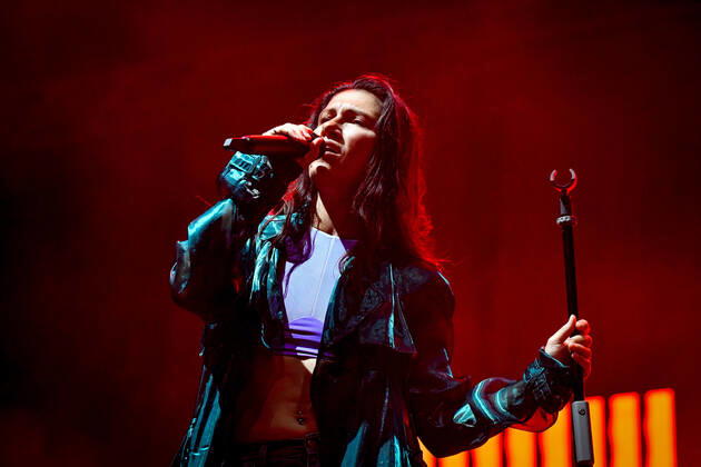 Elisa performing and singing on stage during Elisa - Back To The Future Live Tour 2022, Italian singer Music Concert in Treviso, Italy, August 02 2022  Copyright: xEttorexGriffonix xipa-agency.netx xLivexMediax