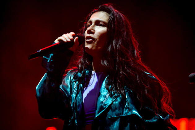 Elisa performing and singing on stage during Elisa - Back To The Future Live Tour 2022, Italian singer Music Concert in Treviso, Italy, August 02 2022  Copyright: xEttorexGriffonix xipa-agency.netx xLivexMediax