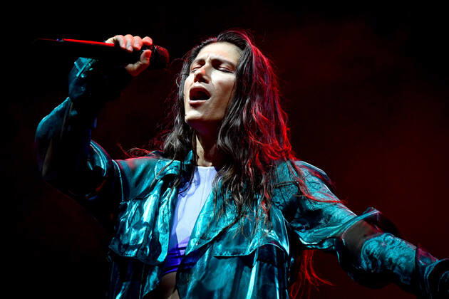 Elisa performing and singing on stage during Elisa - Back To The Future Live Tour 2022, Italian singer Music Concert in Treviso, Italy, August 02 2022  Copyright: xEttorexGriffonix xipa-agency.netx xLivexMediax
