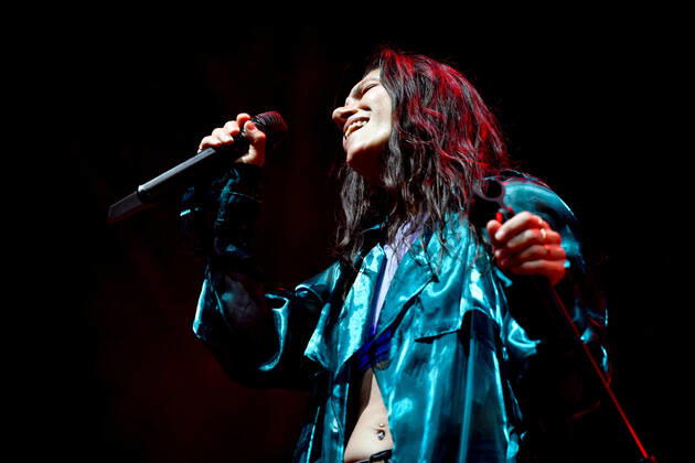 Elisa performing and singing on stage during Elisa - Back To The Future Live Tour 2022, Italian singer Music Concert in Treviso, Italy, August 02 2022  Copyright: xEttorexGriffonix xipa-agency.netx xLivexMediax